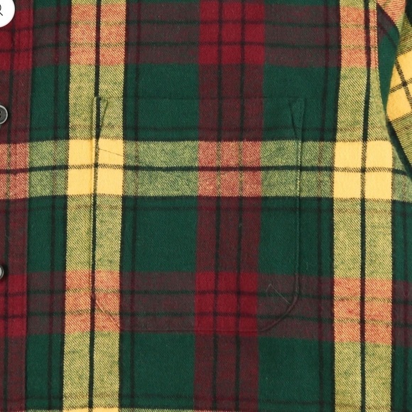 L.L. Bean Scotch Plaid Flannel Shirt 228061 Men's XL Slightly Fitted Brand New - Picture 5 of 7